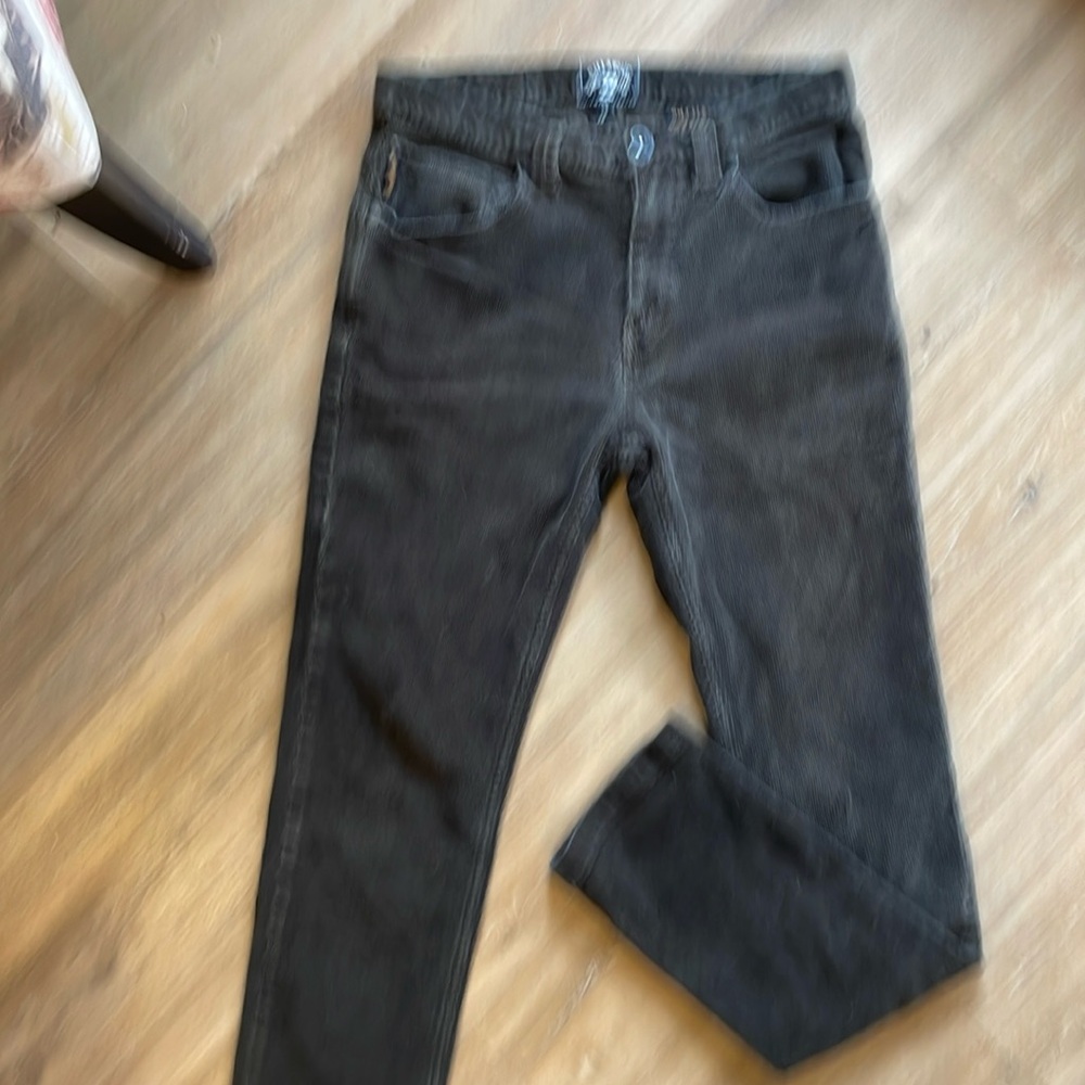 Billabong soft corduroys greenish grey sz28